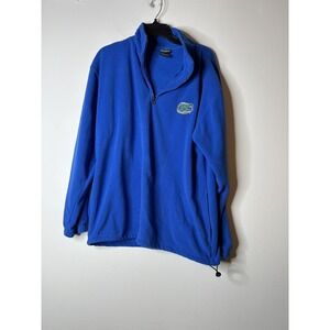 Pro-edge Florida Gators 1/4 Zip Performance Pullover Sweater Blue Large Fleece
